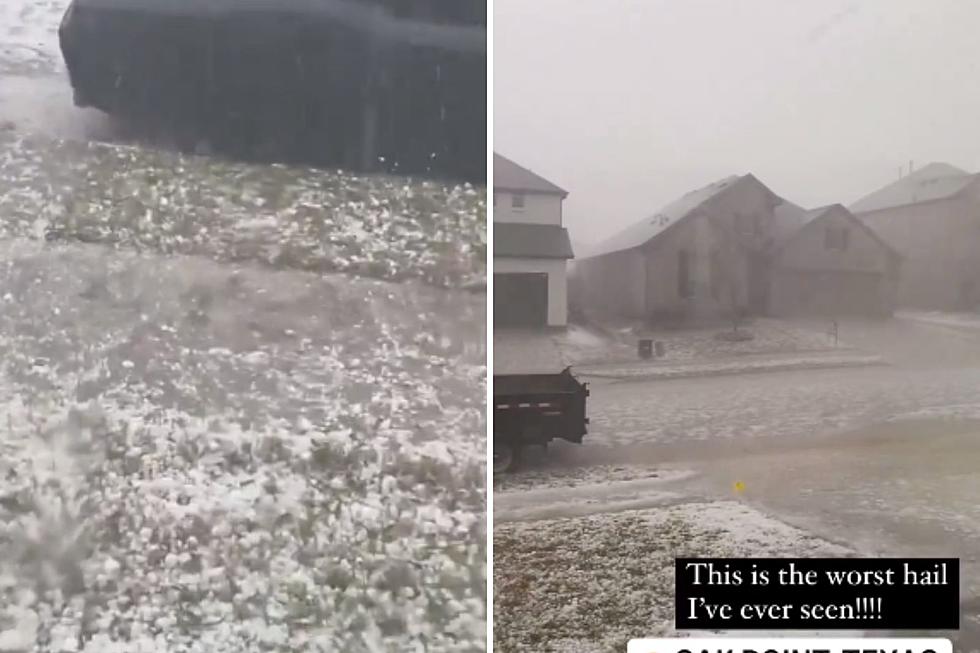 Watch as 2 North Texas Cities Get Pummeled by Hail
