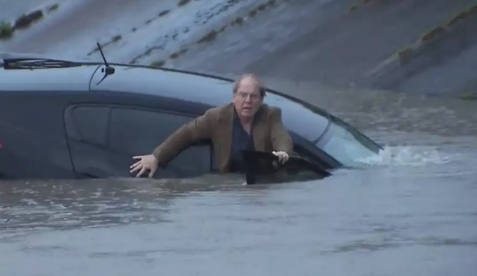 Watch an Irritated Houston Reporter Save Confused Flooded Driver on Live TV