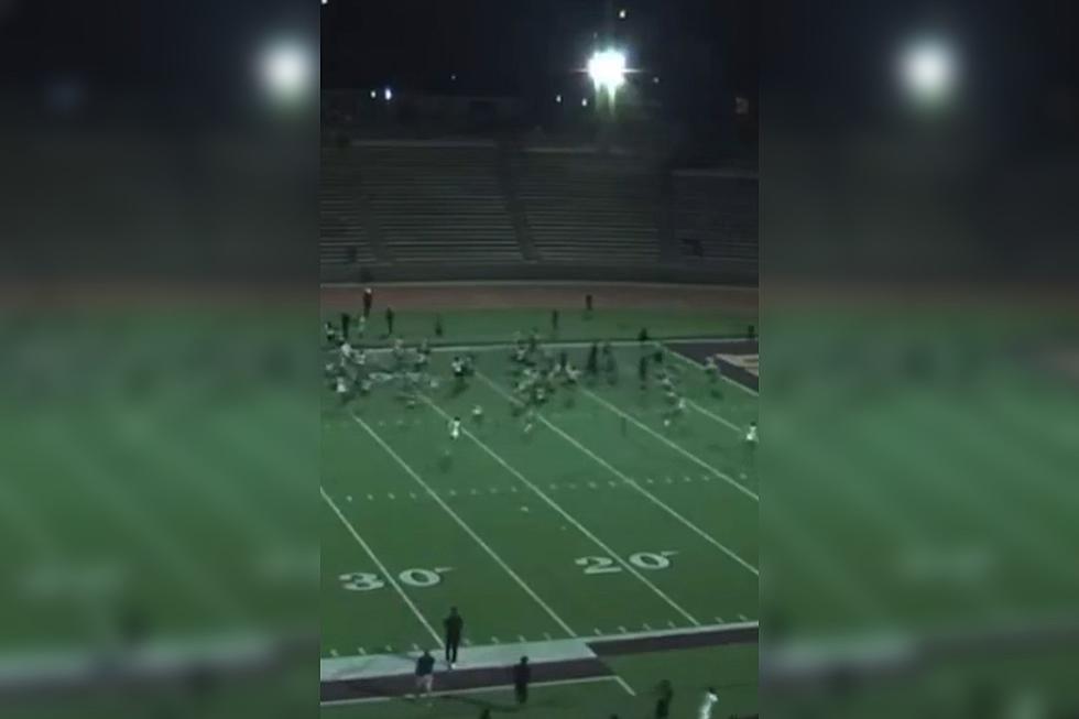 Texas High School Football Teams Run to Safety After Fan Fight Breaks Out