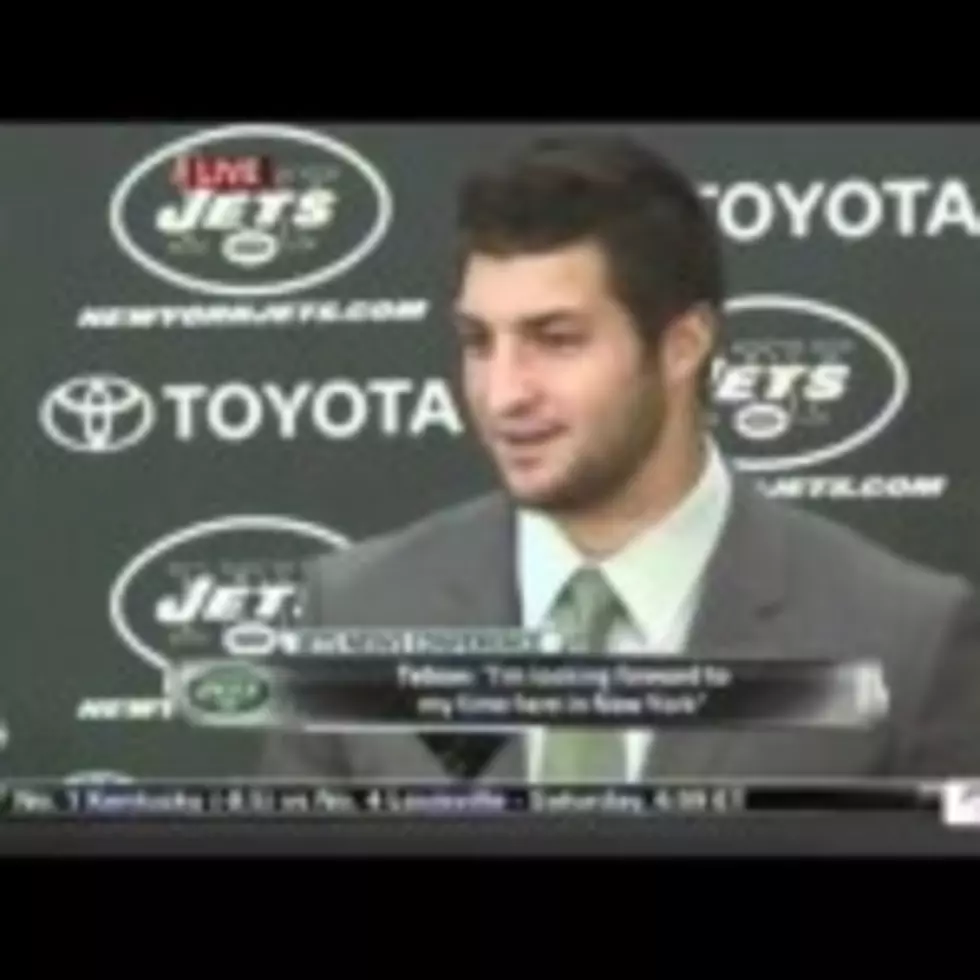 Tim Tebow is Excited to be a NY Jet [VIDEO]