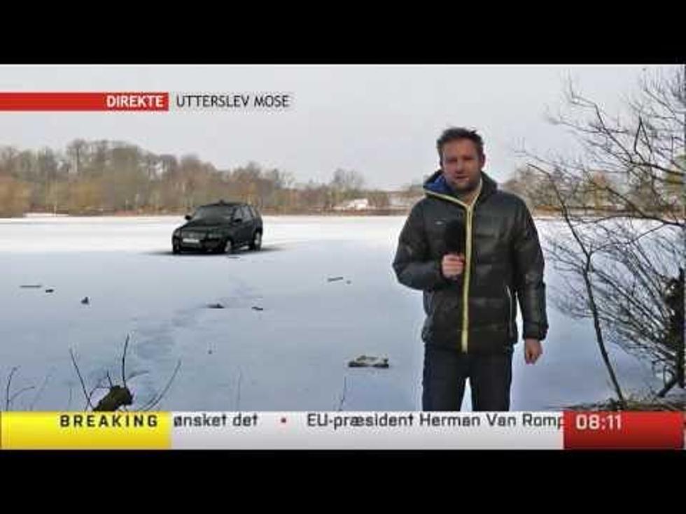 Norwegian TV News Report Mishap-Your Stupid Video of the Day