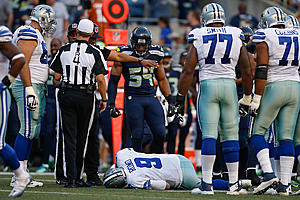 Tony Romo Goes Down in Cowboys Loss to Seahawks