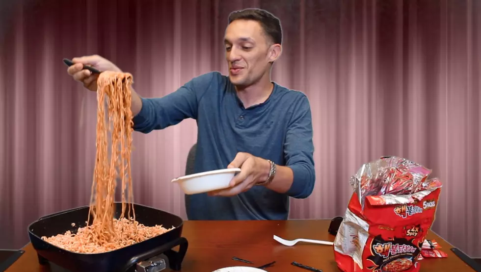 Took Spicy Noodle Challenge And Now Know What Hell Tastes Like.