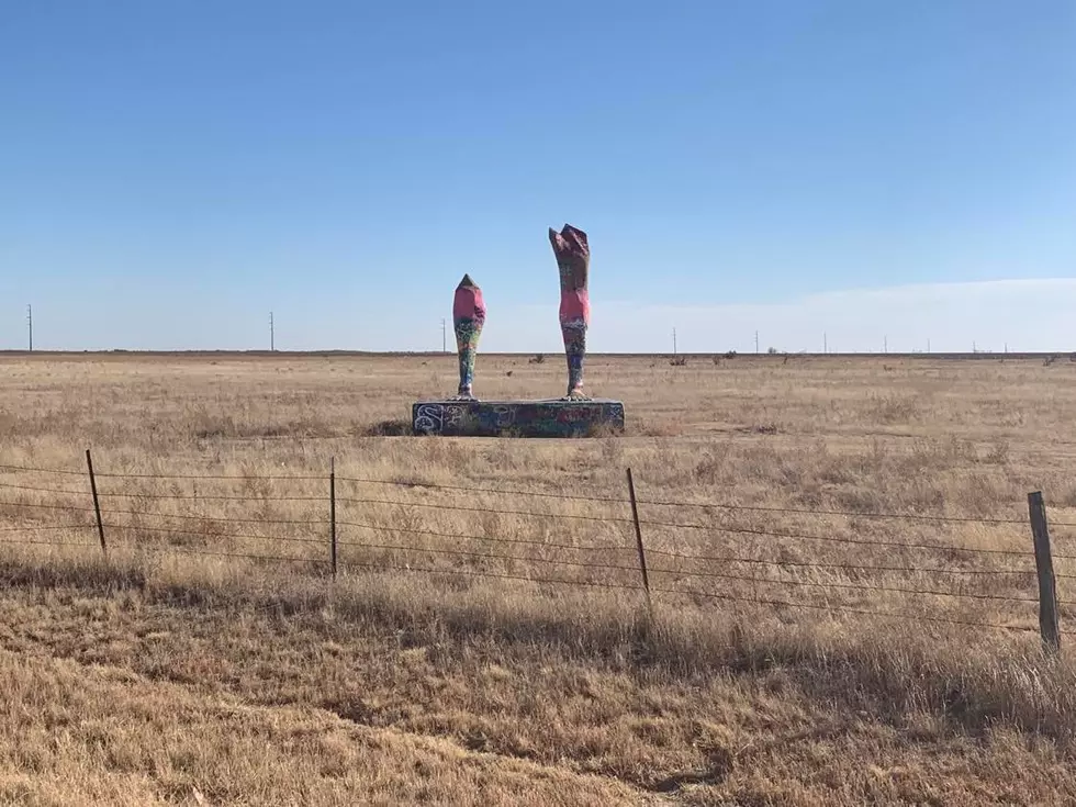 What is Really With Those Random Legs Outside Amarillo?