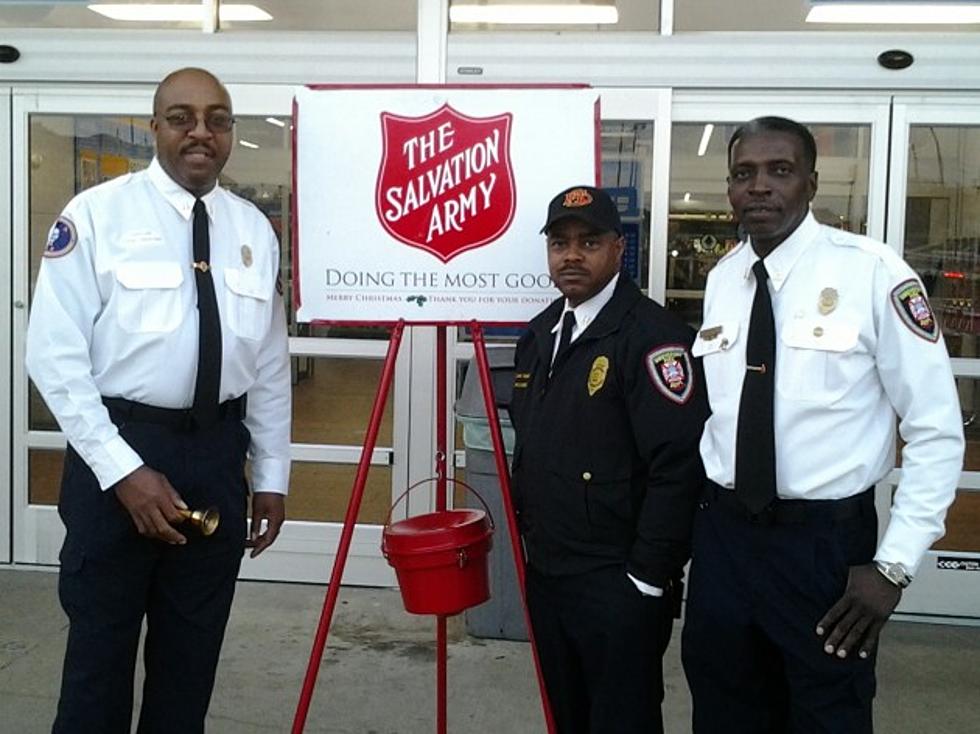 Shreveport Firefighters Become Salvation Army Bell Ringers for a Day