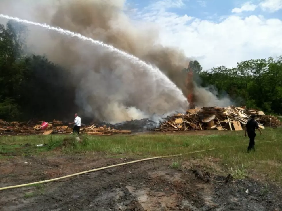 Bossier City Firefighters Battle Large Fire at Waste Disposal Business