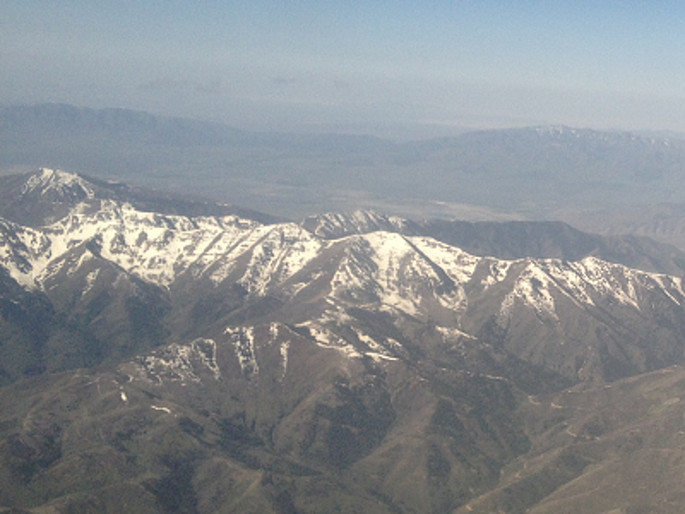 The Rockies in Springtime –  From 30,000 Feet (Photos)