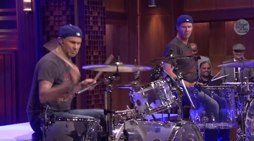 Will Ferrell and Chad Smith Battle for World’s Greatest Drummer Title