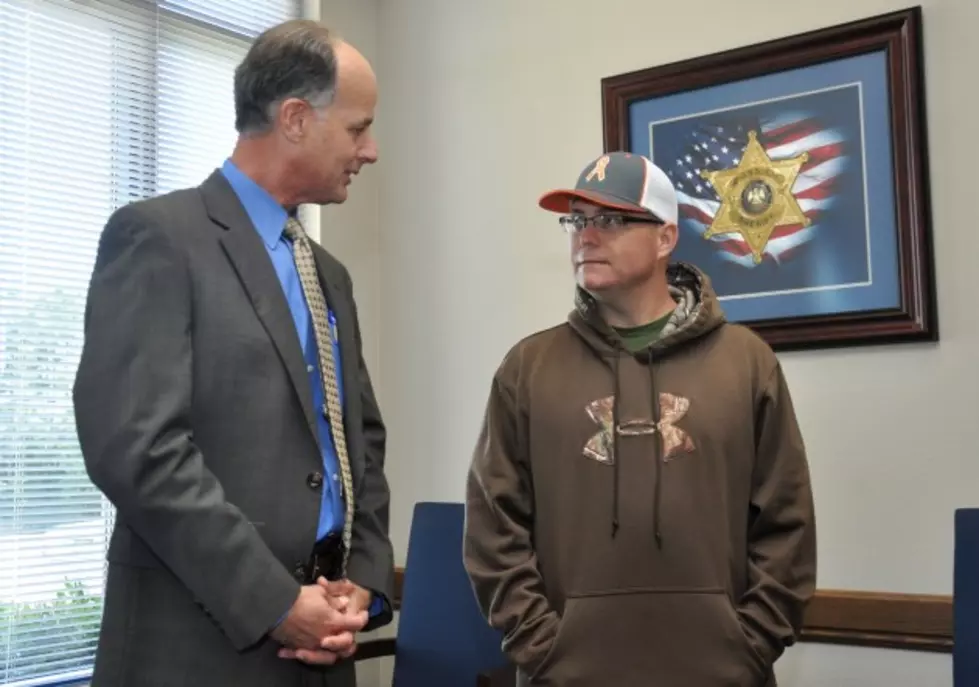Bossier Parish Deputy Battling Cancer Gets a Visit from the Sheriff