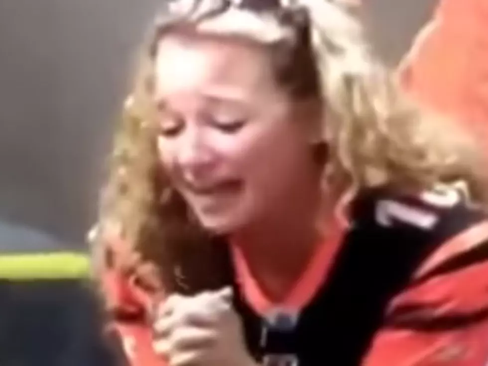 Saints Guy Steals Ball From Bengals Gal, Makes National News (Video)
