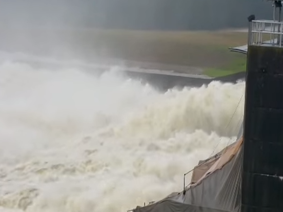 Flood Waters Released At Toledo Bend Dam [VIDEO]