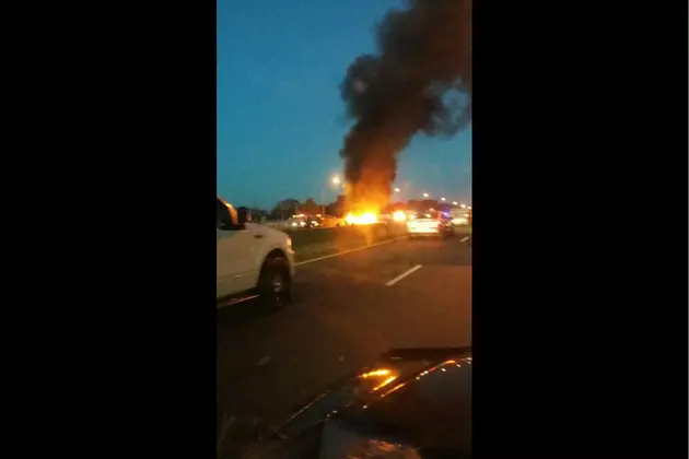 Fiery Wreck in West Shreveport Forces Deputies to Shut Down I-20