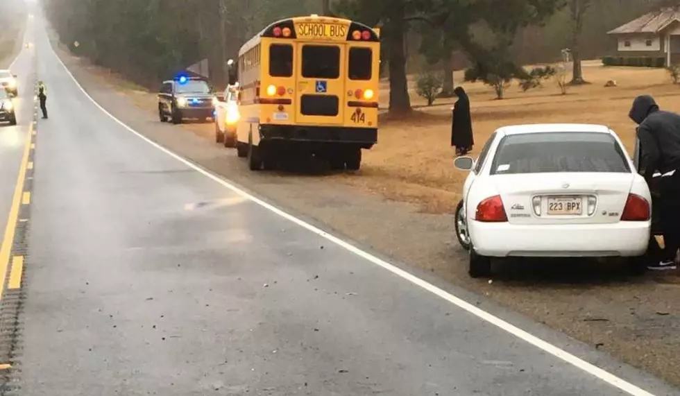Bossier School Bus #414 Involved in Crash