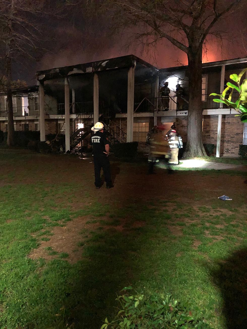 Over 30 Shreveport Fire Units at Apartment Complex Fire