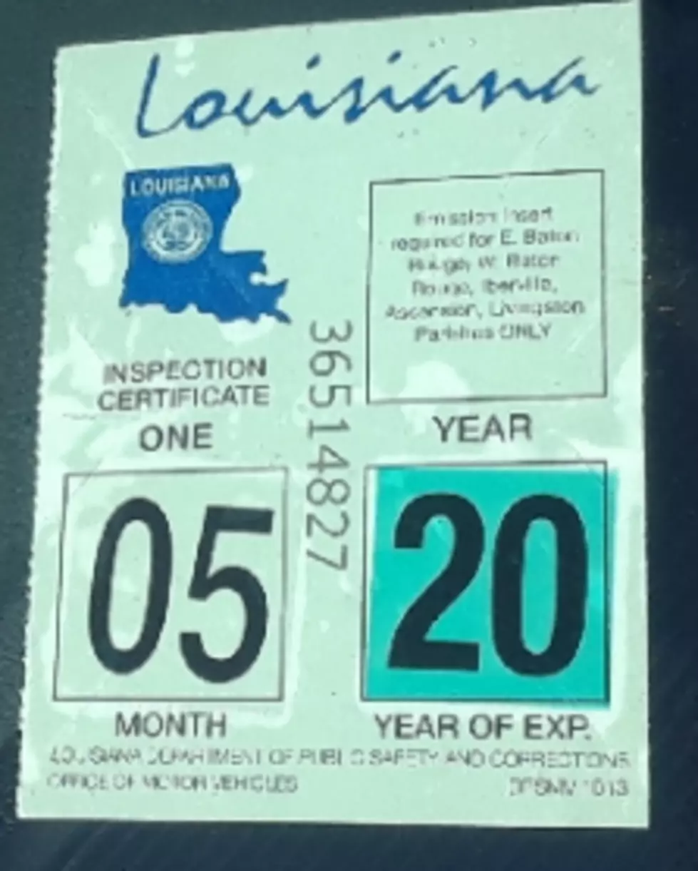 Inspection Stickers Not Going Away in Louisiana