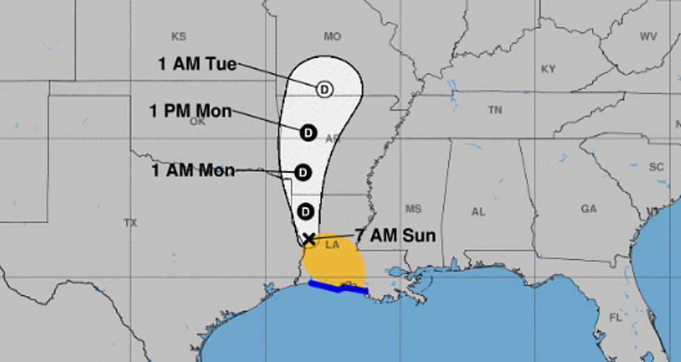Latest NHC Update Puts Shreveport In Barry&#8217;s Direct Path