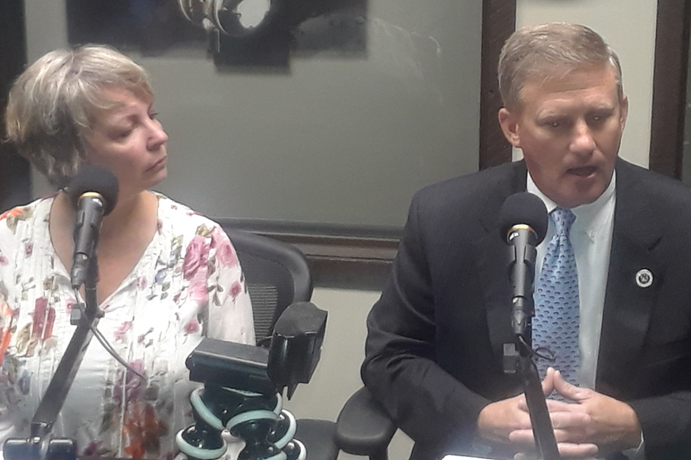 Peacock, Hollis Talk State Senate Issues (Part 1) [VIDEO]