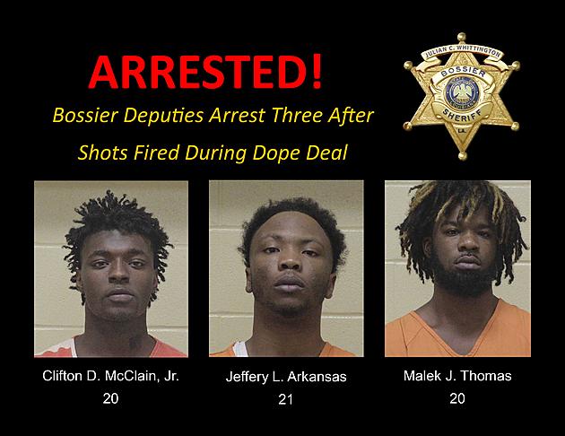 Three Arrested for Shooting During Drug Deal in Haughton