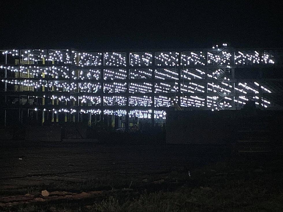 Shreveport’s Amazon Building Site Is Lit Like A Christmas Tree