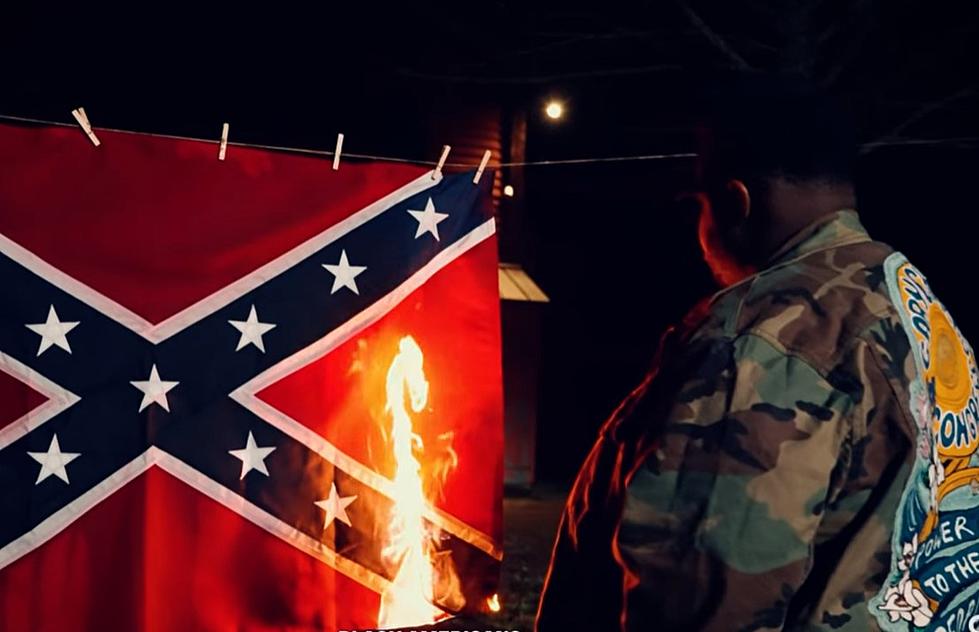Louisiana Senate Candidate Burns Confederate Flag in Video