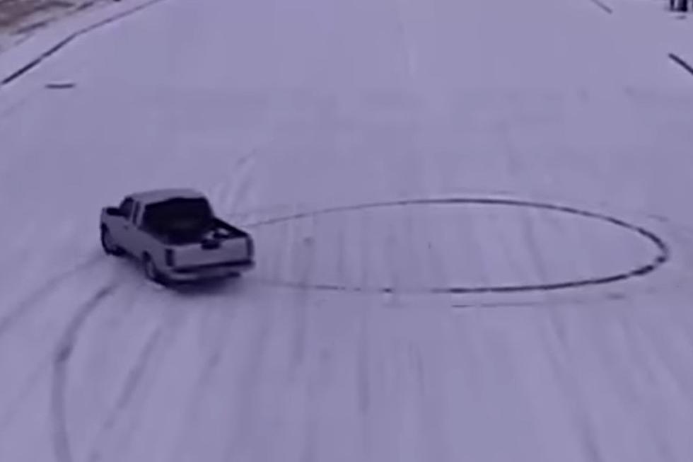 All Hell Breaks Loose After Man Caught Doing Donuts in the Snow