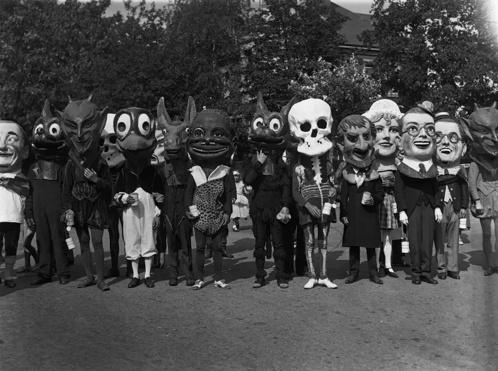 Creepy Historic Halloween Masks Shreveport Kids Wore