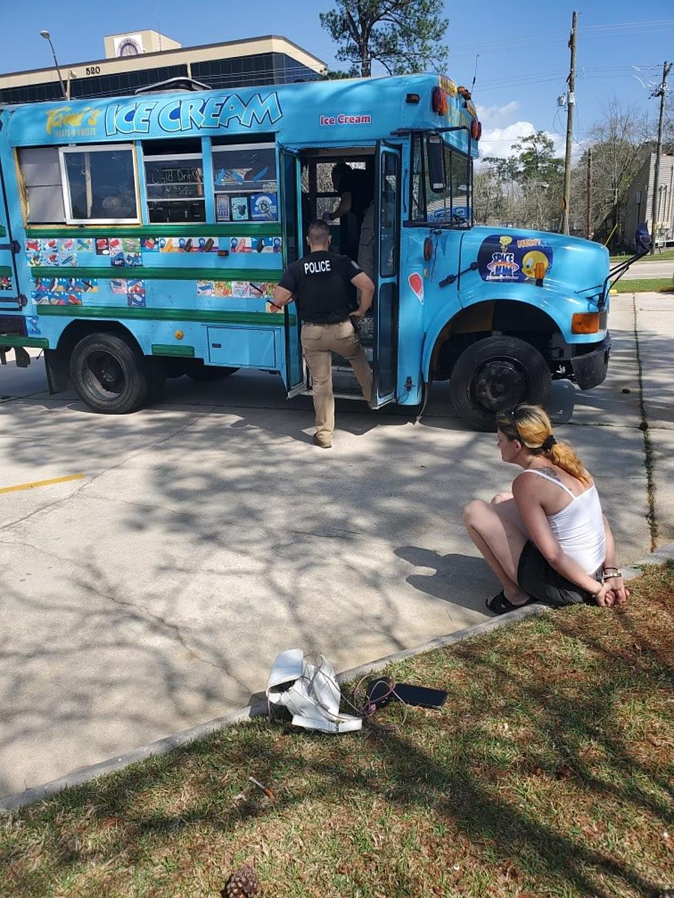 Louisiana Woman Caught Selling Meth Out of Ice Cream Truck