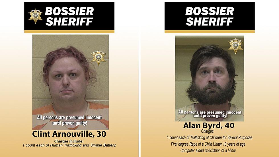 Bossier Sheriff’s Office Arrest Two For Crimes Against Children