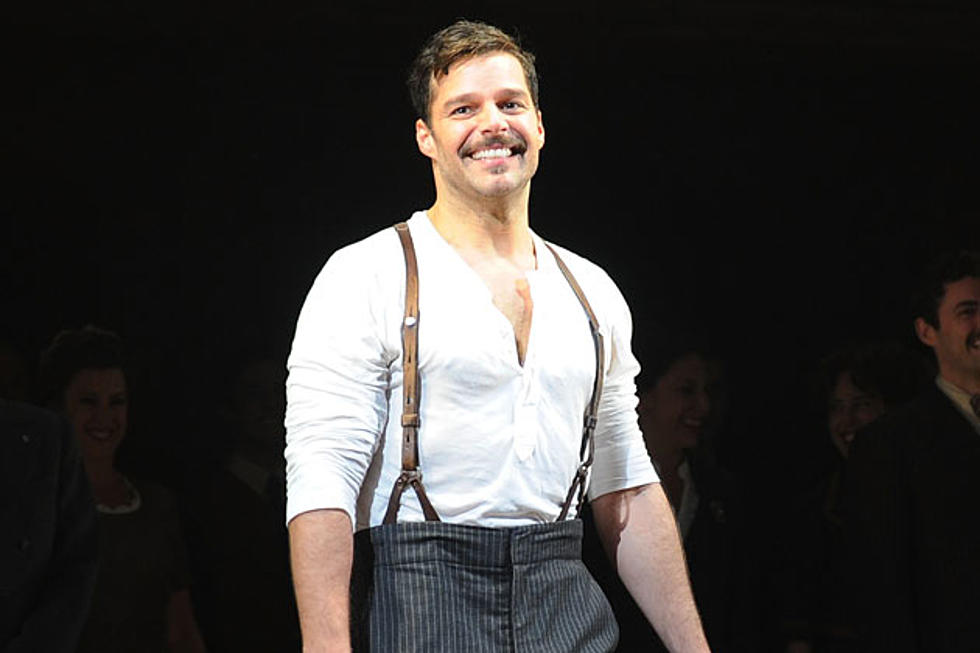 Ricky Martin’s Mustache Steals the Show in ‘Evita’ Preview – Hunk of the Day