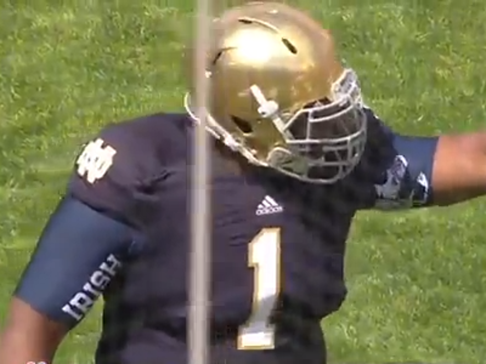 New Notre Dame Quarterback Weighs 347 Pounds (Video)