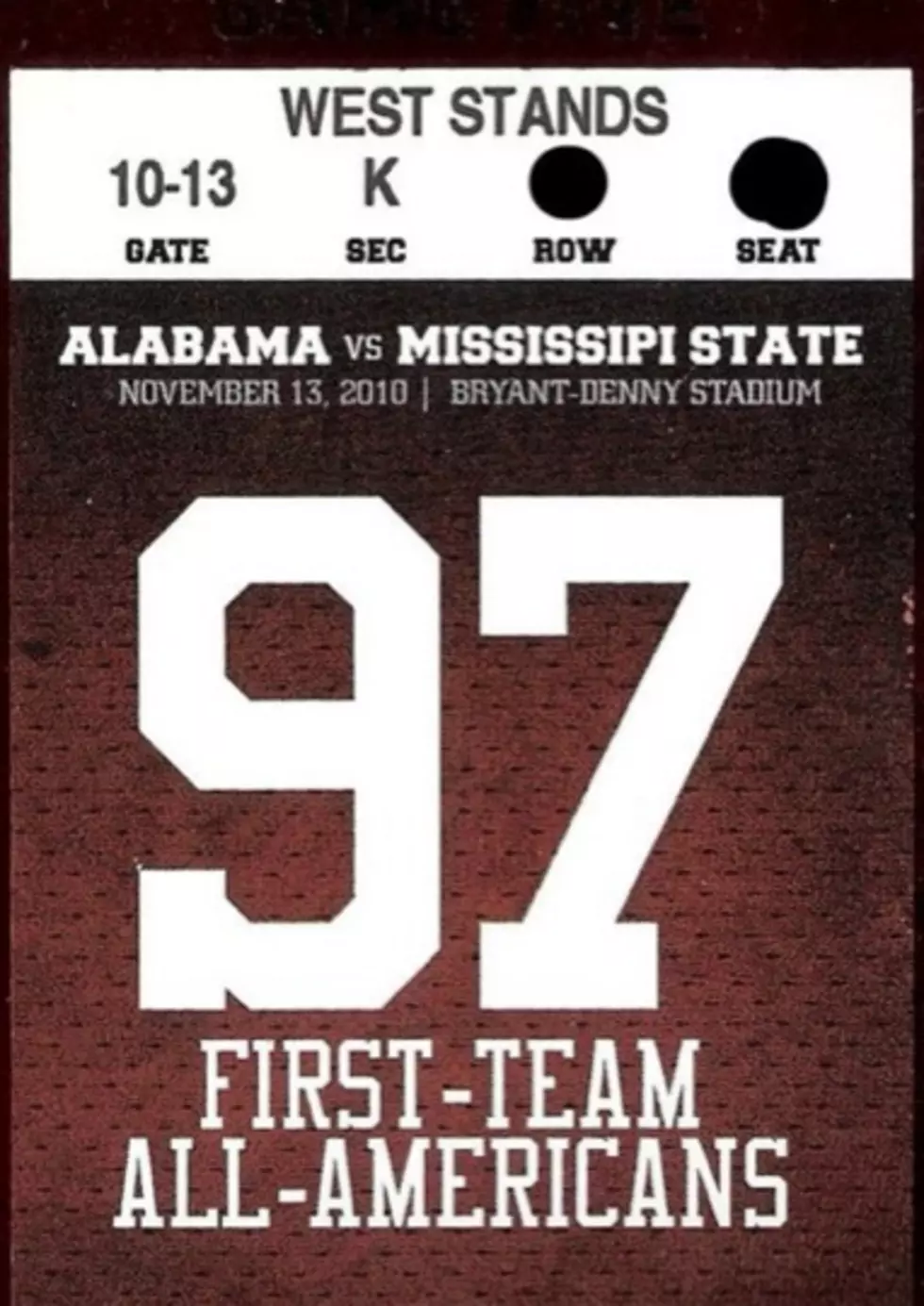Alabama Misspells &#8216;Mississippi&#8217; on Football Tickets