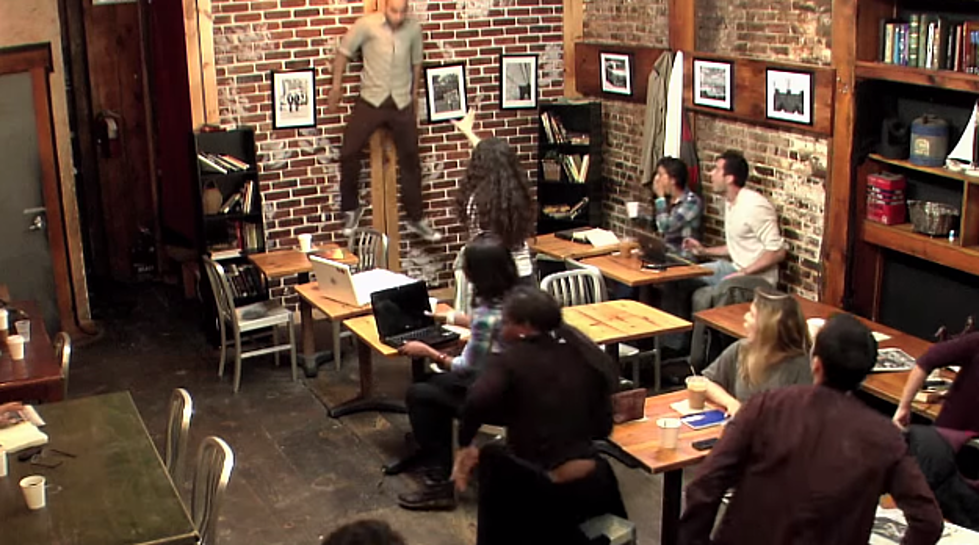 Telekinetic Surprise in a Coffee Shop [Video]