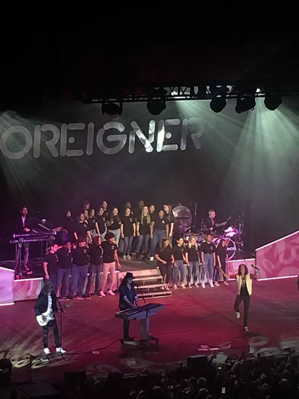 Watch Caddo Magnet Choir Sing with Foreigner