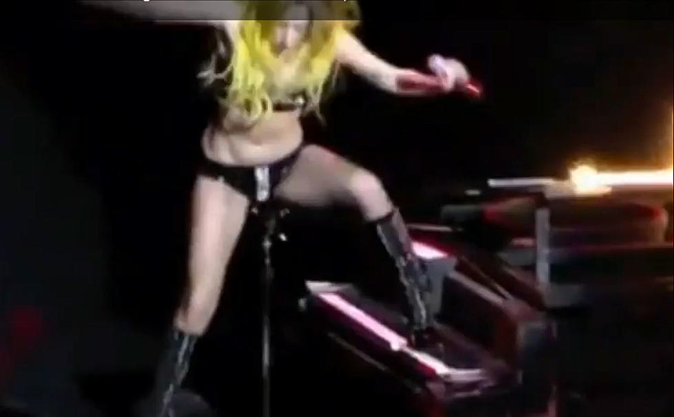 Lady Gaga Takes A (Stage) Dive [VIDEO]