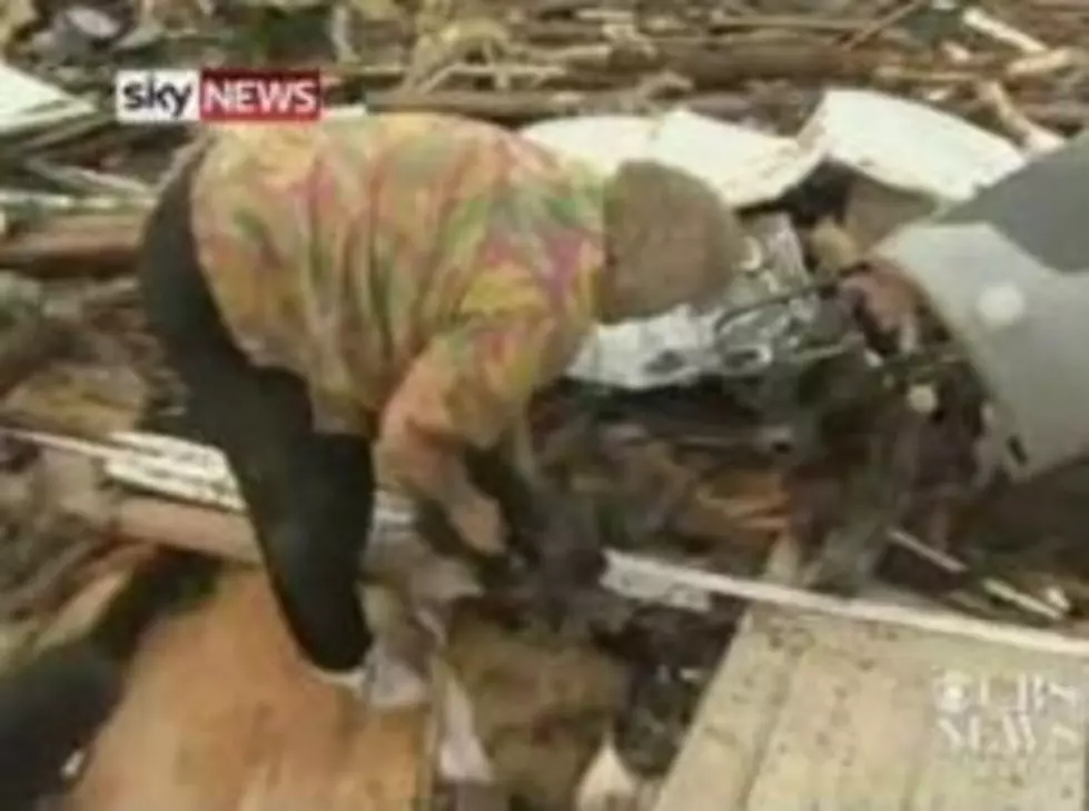 Oklahoma Tornado Victim Finds Dog Under Rubble During Interview [VIDEO]