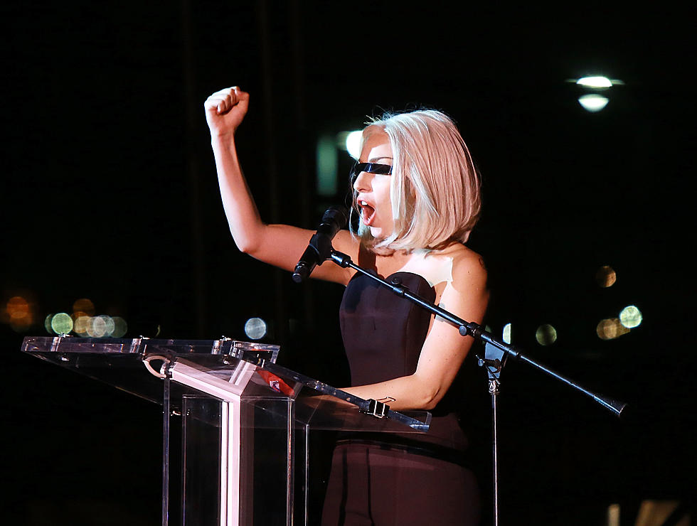 Lady Gaga Sings National Anthem At Gay Pride Rally (VIDEO)