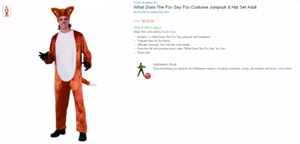 Fox Halloween Costume Sales See Increase Thanks to Ylvis