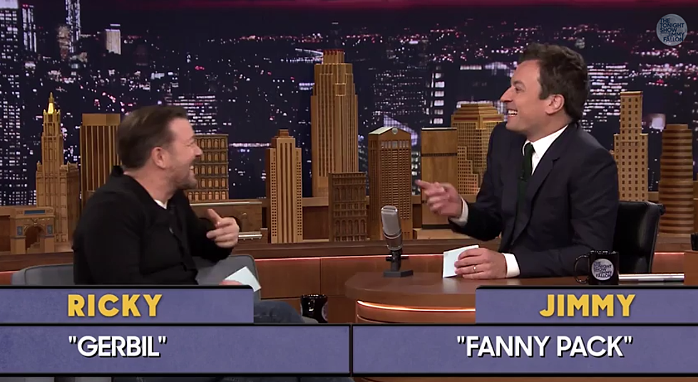 Jimmy Fallon Plays ‘Word Sneak’ With Ricky Gervais (VIDEO)