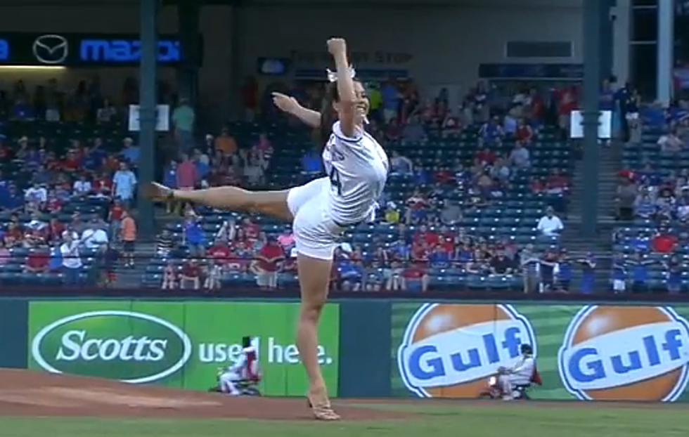 Miss Texas’ First Pitch Almost As Bad As The Rangers’ Season [VIDEO]