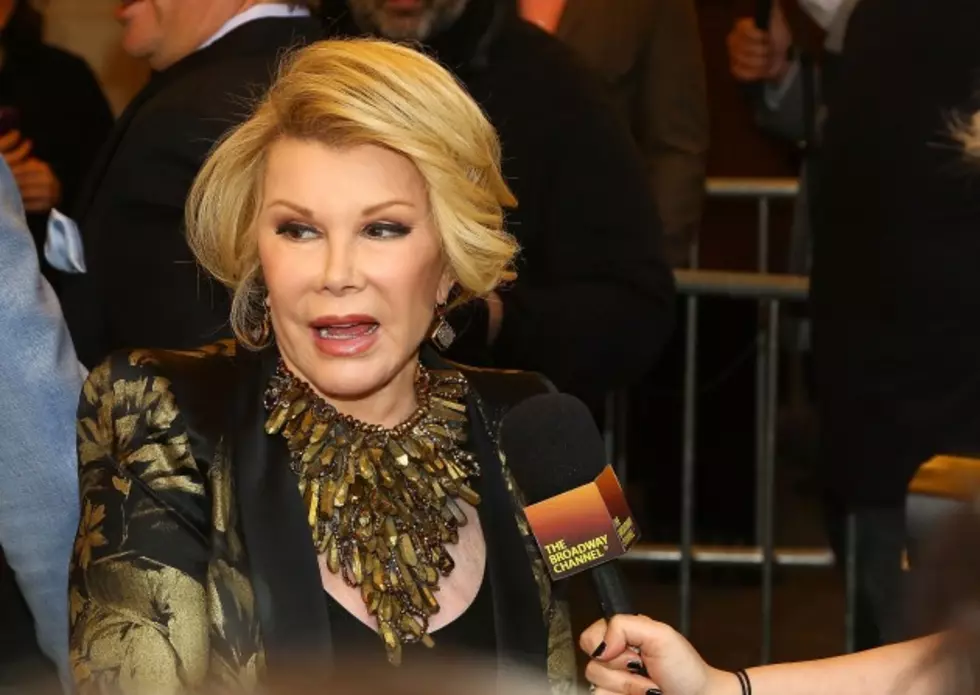 Joan Rivers Being Brought Out Of Medically-Induced Coma