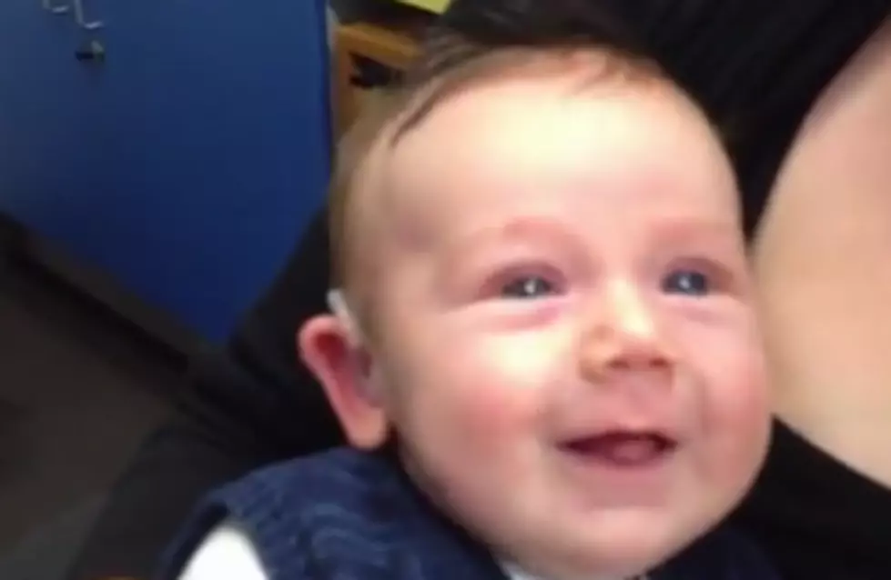 7 Week Old Baby Get’s Hearing Aids, Hears His Parent’s Voices For The First Time