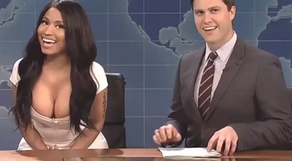 Nicki Minaj Does Kim Kardashian On &#8216;SNL&#8217; (VIDEO)