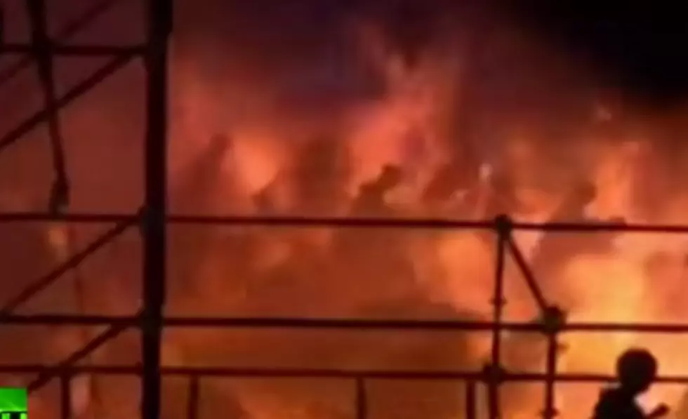 Footage From the Huge Water Park Fire in Taiwan [VIDEO]