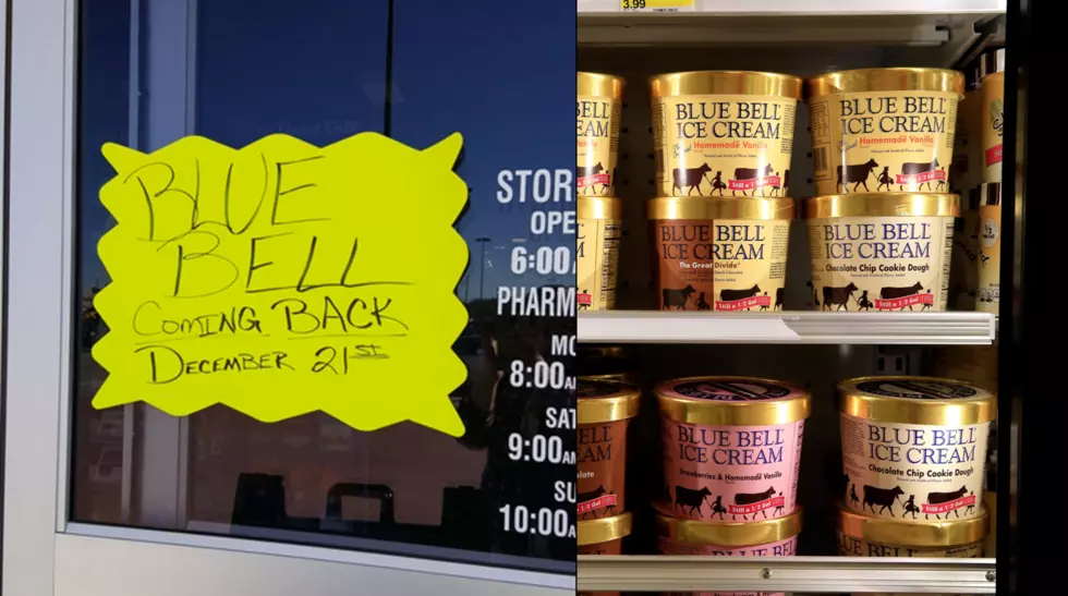 Blue Bell Ice Cream Set to Return to Shreveport-Bossier Shelves on Monday, December 21