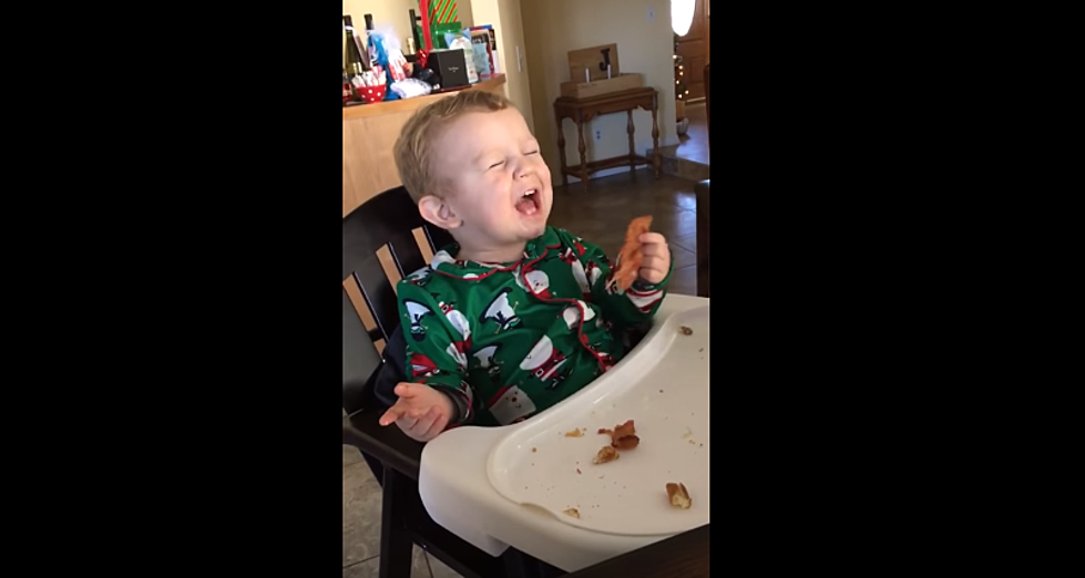 Baby’s Reaction To Eating Bacon For The First Time: Pure Homer Simpson (VIDEO)