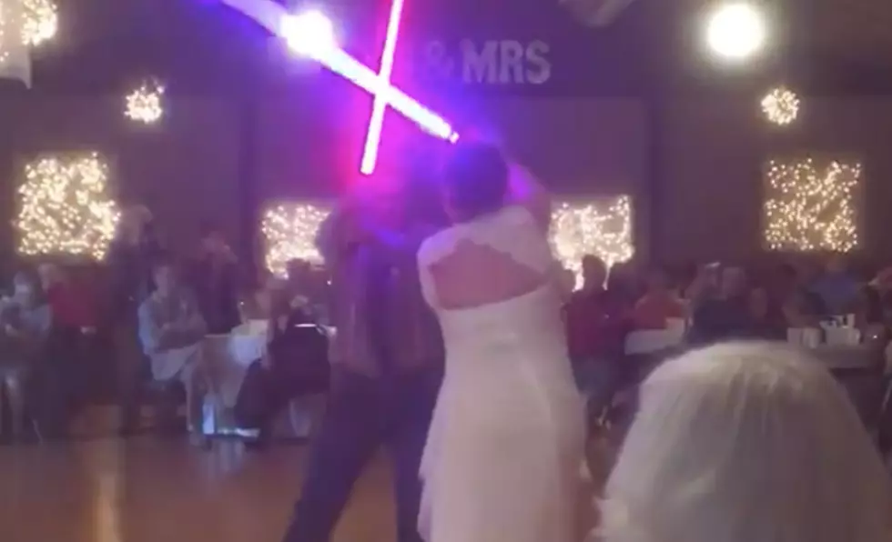 Hilarious First Dance Turns Into Lightsaber Duel [VIDEO]