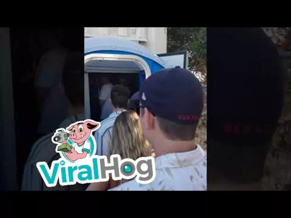 Secret Rave Entrance Goes Through Port-O-Potty [VIDEO]