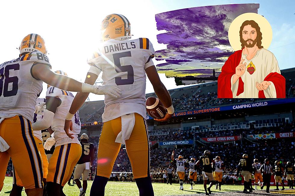 Is this Photo Proof that God is an LSU Tiger Fan?