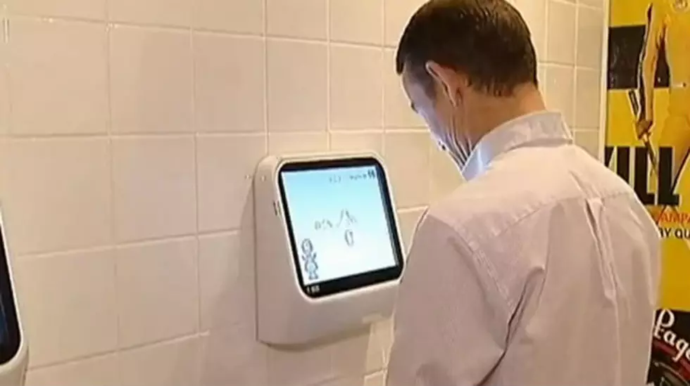 Urinal Video Games Installed in London Bar