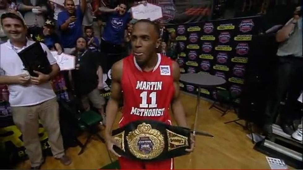 WATCH: James Justice SLAMS a Win in the NCCA Slam Dunk Championship